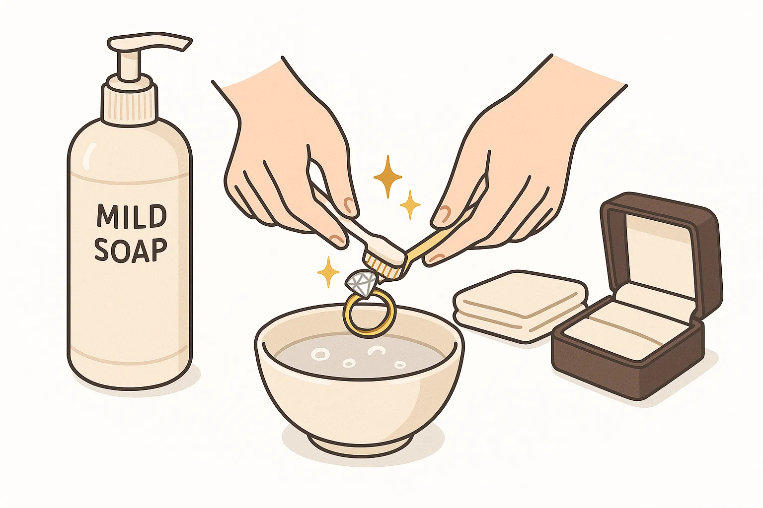 How to Clean Your Diamond Jewelry at Home