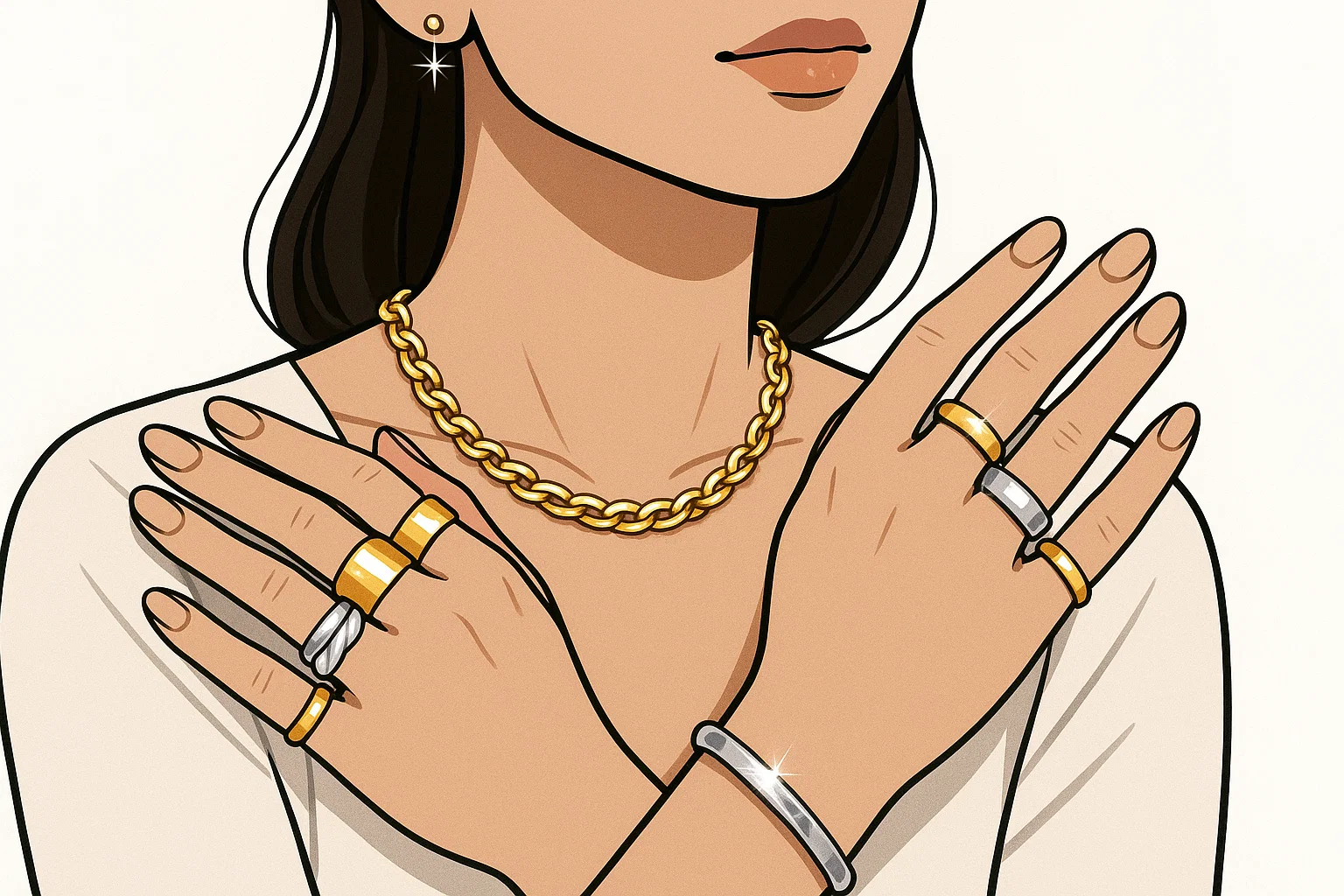 Can I Wear Silver And Gold Jewelry Together