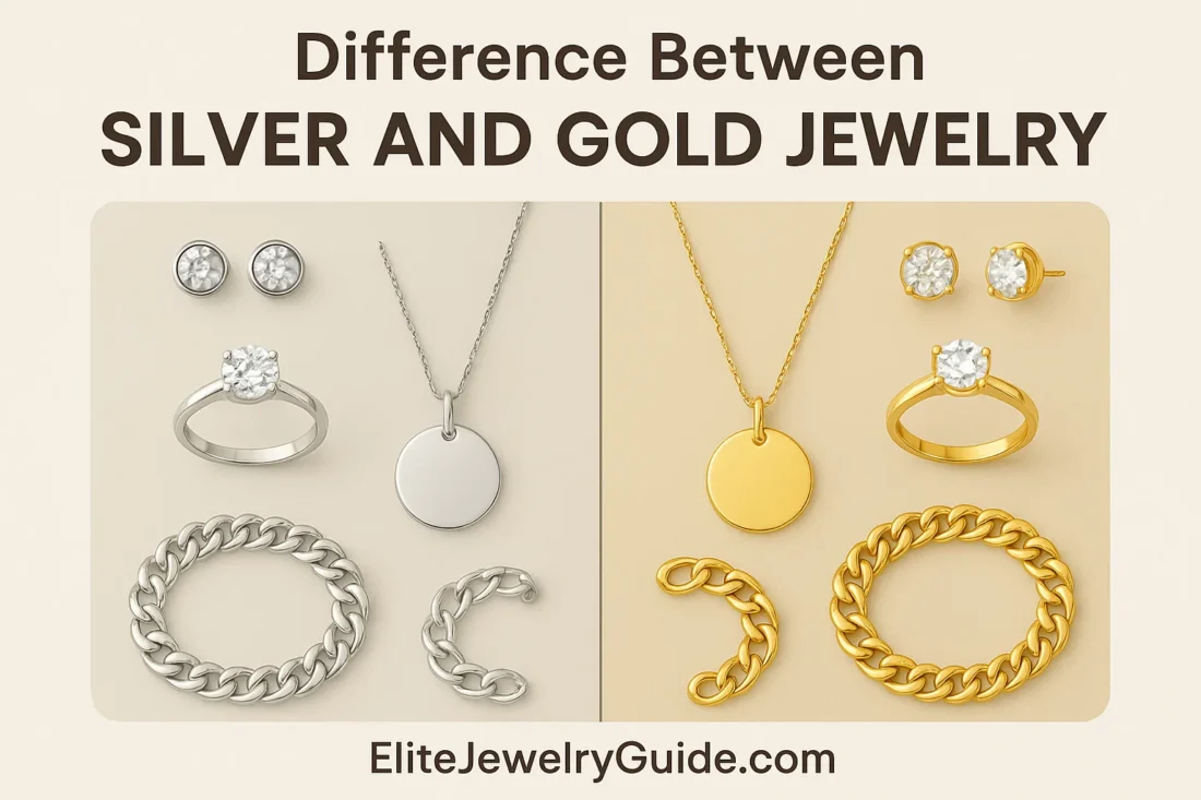 Difference between Silver And Gold Jewelry